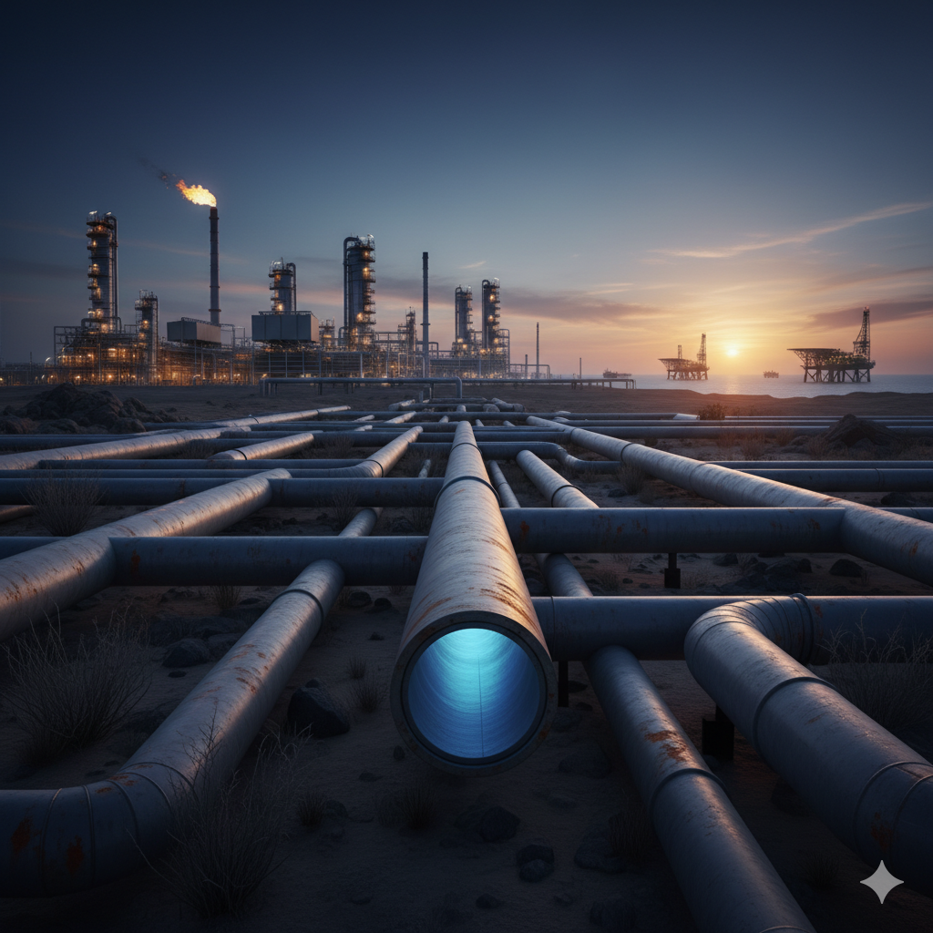 Carbon Steel Seamless Pipes in gas oil industry project