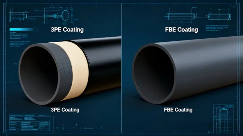 3PE vs. FBE steel pipes